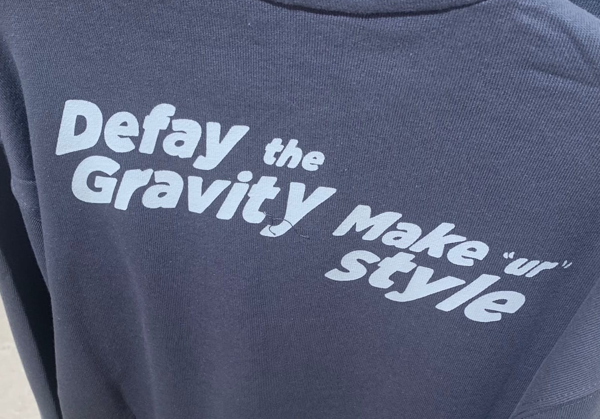 A t-shirt with a typo